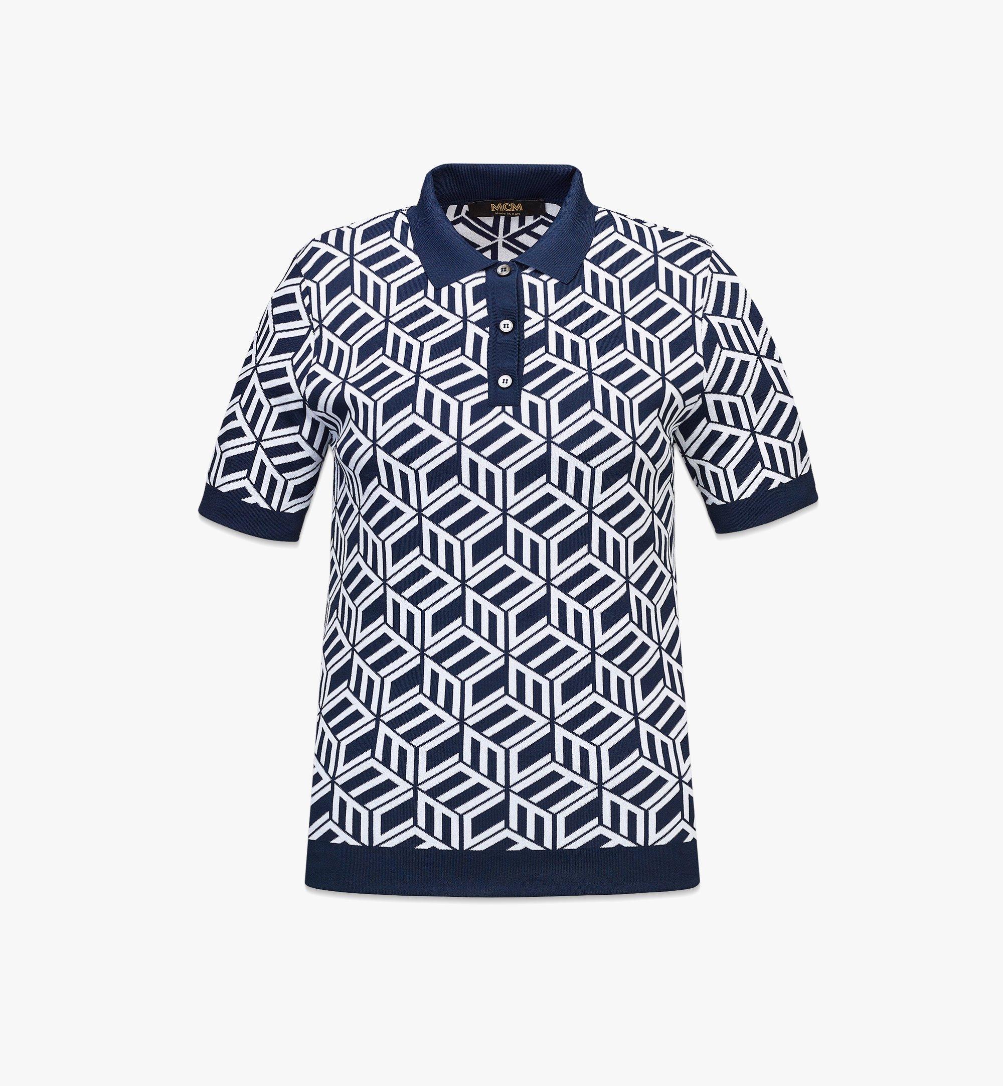 Women’s Cubic Monogram Knit Polo 1